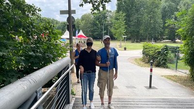 im Selbstversuch als Blinde unterwegs