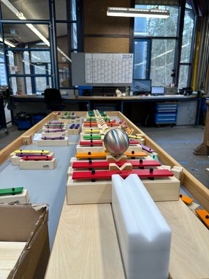 Foto aus der Werkstatt der Fa. Hüttinger